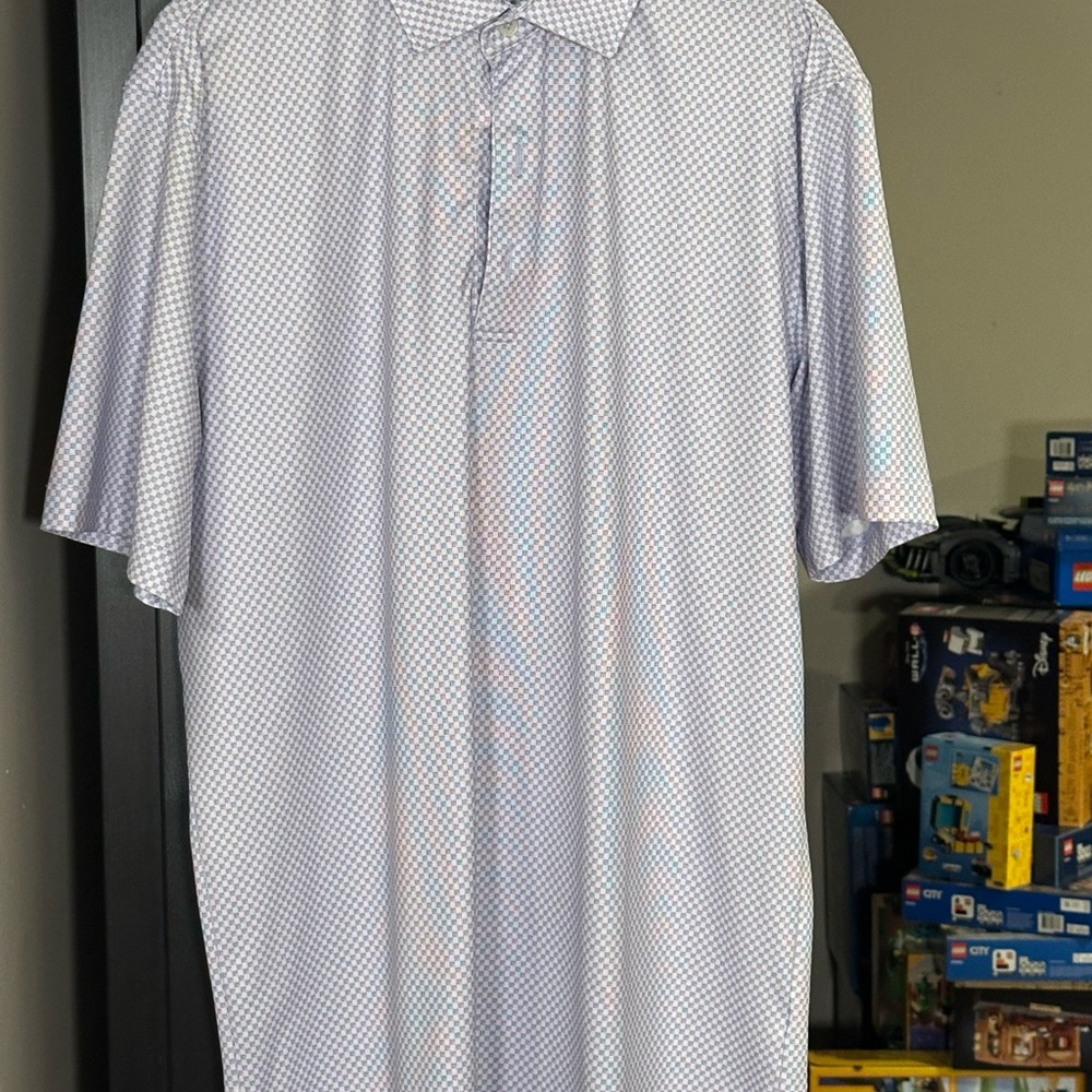 Johnnie-O Jefferson Polo Style Shirt Men’s Medium
